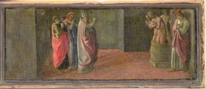 Saint Nicolas ressuscite trois jeunes assassinés, (dans la chapelle Martelli) - Fra Filippo Lippi